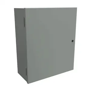 HAMMOND N1A24209 Enclosure, 24 x 20 x 9 Inch Size, Wall Mount, Carbon Steel, Ansi 61 Gray | CV7LET