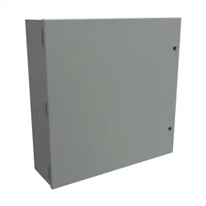 HAMMOND N1A30309 Enclosure, 30 x 30 x 9 Inch Size, Wall Mount, Carbon Steel, Ansi 61 Gray | CV7LFC