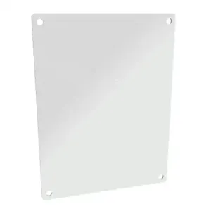 HAMMOND N1JP108 Subpanel, Carbon Steel, White, Powder Coat Finish | CV8ANP