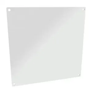 HAMMOND N1JP1212 Subpanel, Carbon Steel, White, Powder Coat Finish | CV8ANR