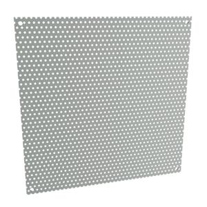 HAMMOND N1JP1212PP Subpanel, Perforated, Carbon Steel, Ansi 61 Gray, Powder Coat Finish | CV8ANT