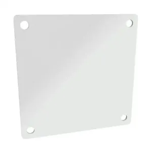 HAMMOND N1JP66 Subpanel, Carbon Steel, White, Powder Coat Finish | CV8APA