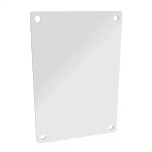 HAMMOND N1JP86 Subpanel, Carbon Steel, White, Powder Coat Finish | CV8APB