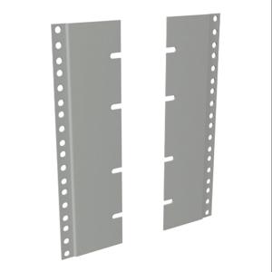 HAMMOND PBAS19010LG2 Rack Rail Reducer Panel, 24 To 19 Inch Size, Carbon Steel, Light Gray, Pack Of 4 | CV7UTD