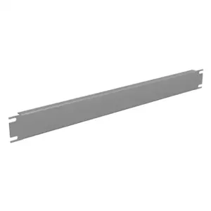 HAMMOND PBFS19001LG2 Rack Panel, 19 Inch Rack Width, Flanged, Carbon Steel, Ral 7035 Light Gray | CV7UTP