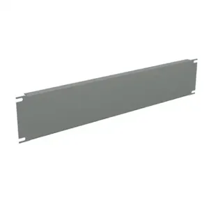 HAMMOND PBFS19003GY2 Rack Panel, 19 Inch Rack Width, Flanged, Carbon Steel, Ansi 61 Gray, Powder Coat Finish | CV7UTT