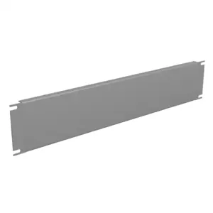 HAMMOND PBFS19003LG2 Rack Panel, 19 Inch Rack Width, Flanged, Carbon Steel, Ral 7035 Light Gray | CV7UTU