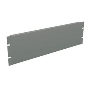 HAMMOND PBFS19005GY2 Rack Panel, 19 Inch Rack Width, Flanged, Carbon Steel, Ansi 61 Gray, Powder Coat Finish | CV7UTX