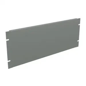 HAMMOND PBFS19007GY2 Rack Panel, 19 Inch Rack Width, Flanged, Carbon Steel, Ansi 61 Gray, Powder Coat Finish | CV7UUB