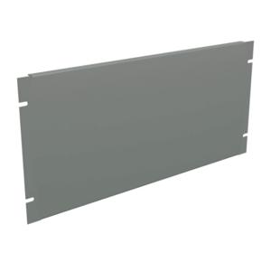 HAMMOND PBFS19008GY2 Rack Panel, 19 Inch Rack Width, Flanged, Carbon Steel, Ansi 61 Gray, Powder Coat Finish | CV7UUE