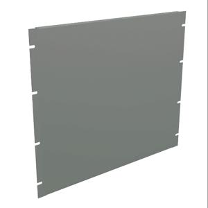 HAMMOND PBFS19015GY2 Rack Panel, 19 Inch Rack Width, Flanged, Carbon Steel, Ansi 61 Gray, Powder Coat Finish | CV7UUT