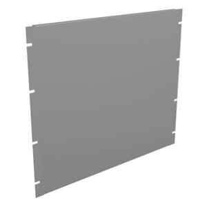 HAMMOND PBFS19015LG2 Rack Panel, 19 Inch Rack Width, Flanged, Carbon Steel, Ral 7035 Light Gray | CV7UUU