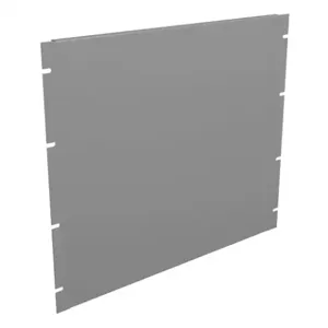 HAMMOND PBFS19015LG2 Rack Panel, 19 Inch Rack Width, Flanged, Carbon Steel, Ral 7035 Light Gray | CV7UUU