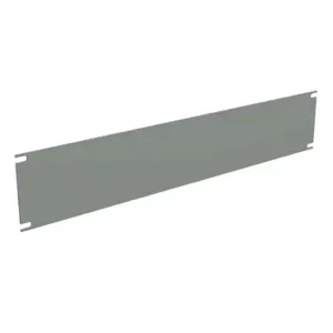 HAMMOND PBPS19003GY2 Rack Panel, 19 Inch Rack Width, Carbon Steel, Ansi 61 Gray, Powder Coat Finish | CV7UXC