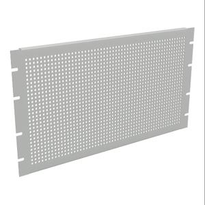 HAMMOND PPFS19010LG2 Rack Panel, 19 Inch Rack Width, Flanged, Perforated, Carbon Steel, Ral 7035 Light Gray | CV7UYR