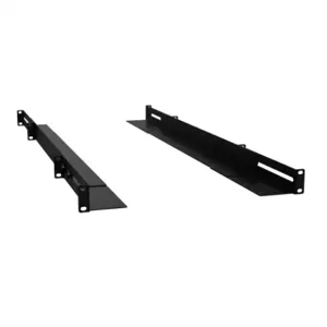 HAMMOND RAAB2436BK Rackmount Adjustable Angle Bracket, 24 To 36 Inch Depth, Carbon Steel, Black, Pack Of 2 | CV7DTJ