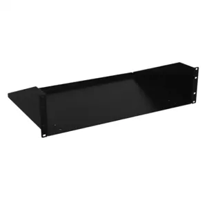 HAMMOND RASU230515BK1 Universal Rack Shelf, 23 Inch Rack Width, 15 Inch Depth, 200Lb Capacity, Carbon Steel | CV7ZFC