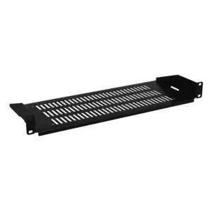 HAMMOND RASV190107DBK1 Universal Rack Shelf, 19 Inch Rack Width, 7 Inch Depth, 42Lb Capacity, Vented | CV7ZFE