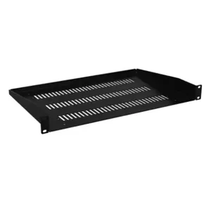 HAMMOND RASV190112BK1 Universal Rack Shelf, 19 Inch Rack Width, 12 Inch Depth, 42Lb Capacity, Vented | CV7ZFH