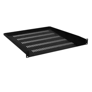 HAMMOND RASV190120BK1 Universal Rack Shelf, 19 Inch Rack Width, 20 Inch Depth, 42Lb Capacity, Vented | CV7ZFK