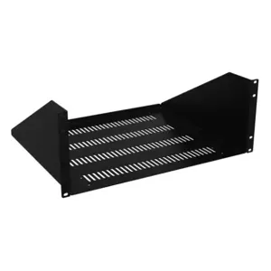 HAMMOND RASV190715BK1 Universal Rack Shelf, 19 Inch Rack Width, 15 Inch Depth, 200Lb Capacity, Vented | CV7ZFT