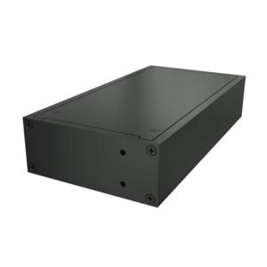 HAMMOND RM1U0804SBK Enclosure, 2 x 8 x 4 Inch Size, Desktop Mount, Aluminum, Black, Powder Coat Finish | CV7LJU