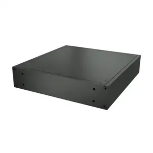 HAMMOND RM1U0808SBK Enclosure, 2 x 8 x 8 Inch Size, Desktop Mount, Aluminum, Black, Powder Coat Finish | CV7LJW