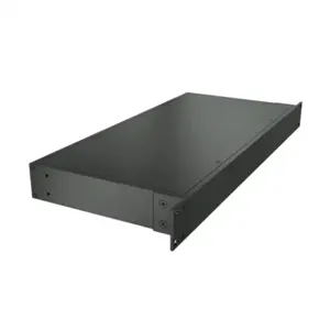 HAMMOND RM1U1908SBK Enclosure, 2 x 17 x 8 Inch Size, Rack Or Desktop Mount, Aluminum, Black | CV7LJY