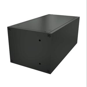 HAMMOND RM2U0804SBK Enclosure, 4 x 8 x 4 Inch Size, Desktop Mount, Aluminum, Black, Powder Coat Finish | CV7LKJ