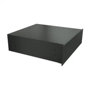 HAMMOND RM3U1918SBK Enclosure, 5 x 17 x 18 Inch Size, Rack Or Desktop Mount, Aluminum, Black | CV7LLH