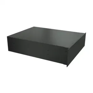 HAMMOND RM3U1922SBK Enclosure, 5 x 17 x 22 Inch Size, Rack Or Desktop Mount, Aluminum, Black | CV7LLK