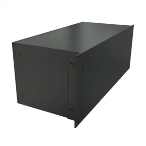 HAMMOND RM4U1908SBK Enclosure, 7 x 17 x 8 Inch Size, Rack Or Desktop Mount, Aluminum, Black | CV7LLP