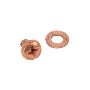 HAMMOND SCGM4-50 Ground Screw, Replacement, M4 x 0.7mm x 25mm, Phillips Pan Head, Copper, Pack Of 50 | CV7YJQ