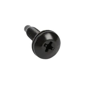 HAMMOND SCREW1032-25 Rack Mounting Screw, #10-32 Unf, #2 Phillips, Carbon Steel, Black Oxide Finish, Pack Of 25 | CV7YJX