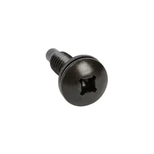 HAMMOND SCREW1224-100 Rack Mounting Screw, #12-24 Unf, Carbon Steel, Black Oxide Finish, Pack Of 100 | CV7YKA