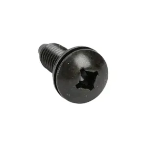 HAMMOND SCREWM6-100 Rack Mounting Screw, M6, Carbon Steel, Black Oxide Finish, Pack Of 100 | CV7YKD