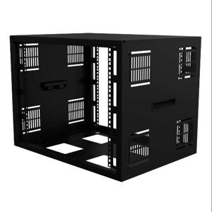 HAMMOND SDC249U17BK Rack Cabinet, 19 Inch Rack Width, 16.75 x 24 x 17.50 Inch Size, Carbon Steel, Black | CV7EDF