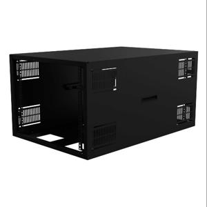 HAMMOND SDC249U36BK Rackschrank, 19 Zoll Rackbreite, 16.75 x 24 x 36 Zoll Größe, Kohlenstoffstahl, Schwarz | CV7EDJ