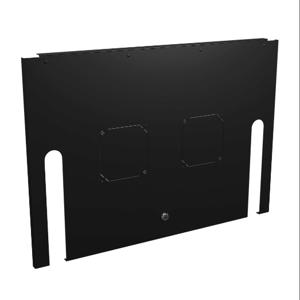 HAMMOND SDC9USD Rack Cabinet Door, Solid, 19 Inch Rack Width, Carbon Steel, Black | CV7HJK