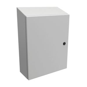 HAMMOND ST20166LG Enclosure, Slope Top, 20 x 16 x 6 Inch Size, Wall Mount, Carbon Steel | CV7LMX