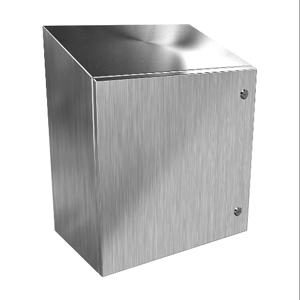 HAMMOND ST202012SS Enclosure, Slope Top, 20 x 20 x 12 Inch Size, Wall Mount, 304 Stainless Steel | CV7LNA