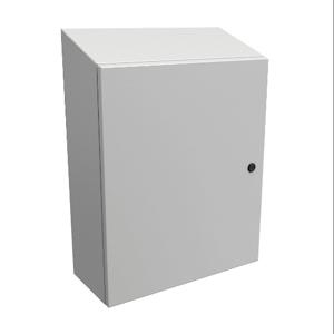 HAMMOND ST24208LG Enclosure, Slope Top, 24 x 20 x 8 Inch Size, Wall Mount, Carbon Steel | CV7LNE