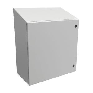 HAMMOND ST242412LG Enclosure, Slope Top, 24 x 24 x 12 Inch Size, Wall Mount, Carbon Steel | CV7LNH