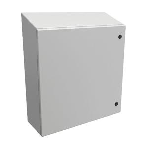 HAMMOND ST24248LG Enclosure, Slope Top, 24 x 24 x 8 Inch Size, Wall Mount, Carbon Steel | CV7LNK