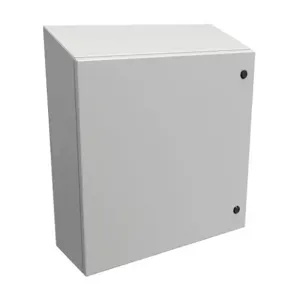 HAMMOND ST24248LG Enclosure, Slope Top, 24 x 24 x 8 Inch Size, Wall Mount, Carbon Steel | CV7LNK