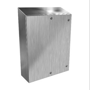 HAMMOND ST302408SS Enclosure, Slope Top, 30 x 24 x 8 Inch Size, Wall Mount, 304 Stainless Steel | CV7LNL