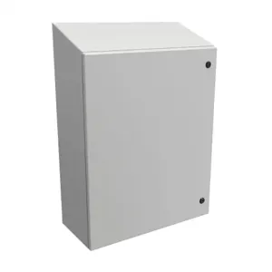 HAMMOND ST302410LG Enclosure, Slope Top, 30 x 24 x 10 Inch Size, Wall Mount, Carbon Steel | CV7LNM