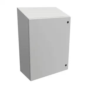 HAMMOND ST302412LG Enclosure, Slope Top, 30 x 24 x 12 Inch Size, Wall Mount, Carbon Steel | CV7LNN