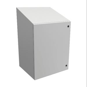 HAMMOND ST302420LG Enclosure, Slope Top, 30 x 24 x 20 Inch Size, Wall Mount, Carbon Steel | CV7LNQ