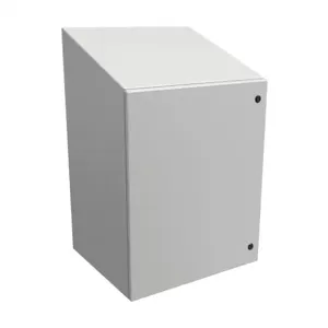 HAMMOND ST302420LG Enclosure, Slope Top, 30 x 24 x 20 Inch Size, Wall Mount, Carbon Steel | CV7LNQ